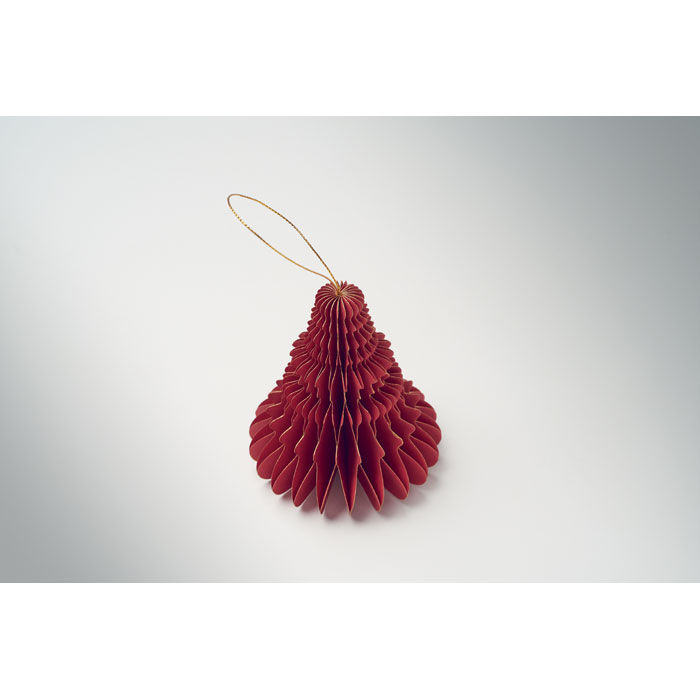 Christmas paper tree hanger Rosso item detail picture