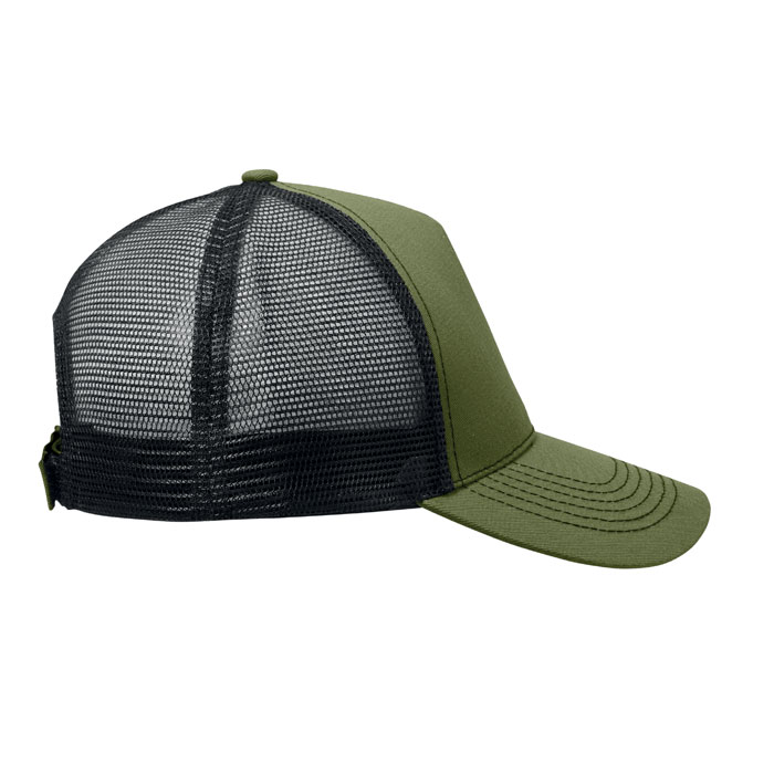 5 panel trucker cap Verde Militare item picture top