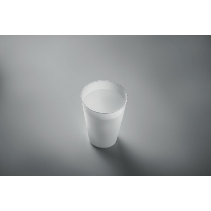 Reusable event cup 300ml Bianco item ambiant picture