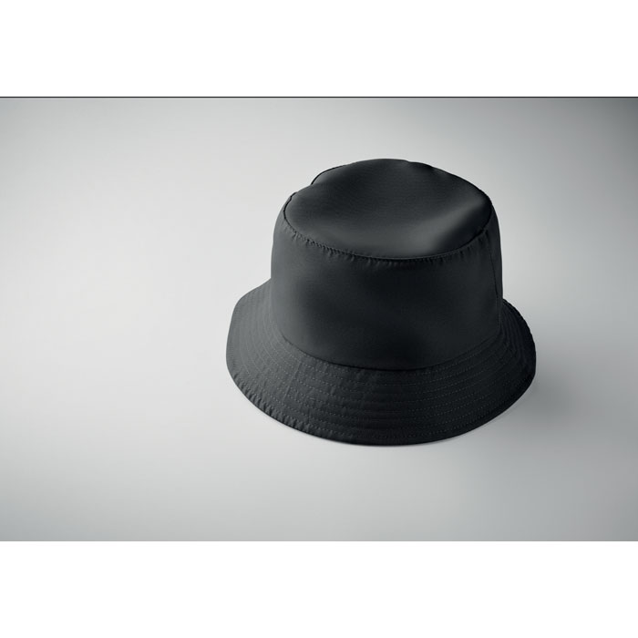 Bucket hat polyester 150 gr/m² Nero item detail picture