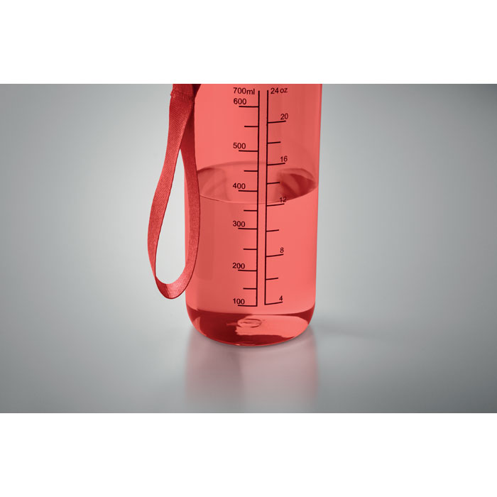 Bottiglia sport 700ml Rosso Trasparente item picture 7