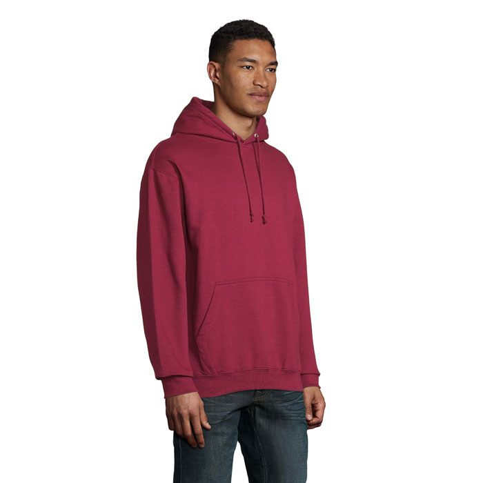 CONDOR Unisex Hooded Sweat Burgundy item picture side