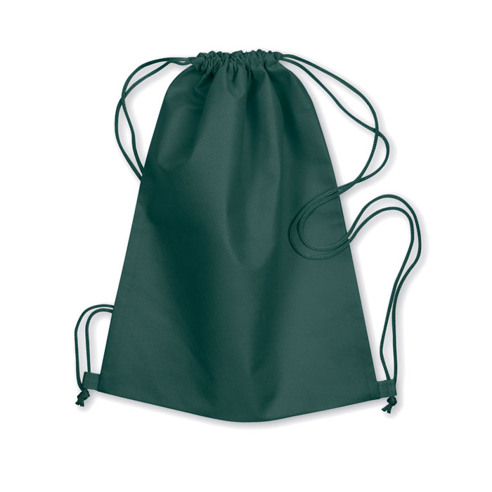 80gr/m² nonwoven drawstring Verde Scuro item picture front