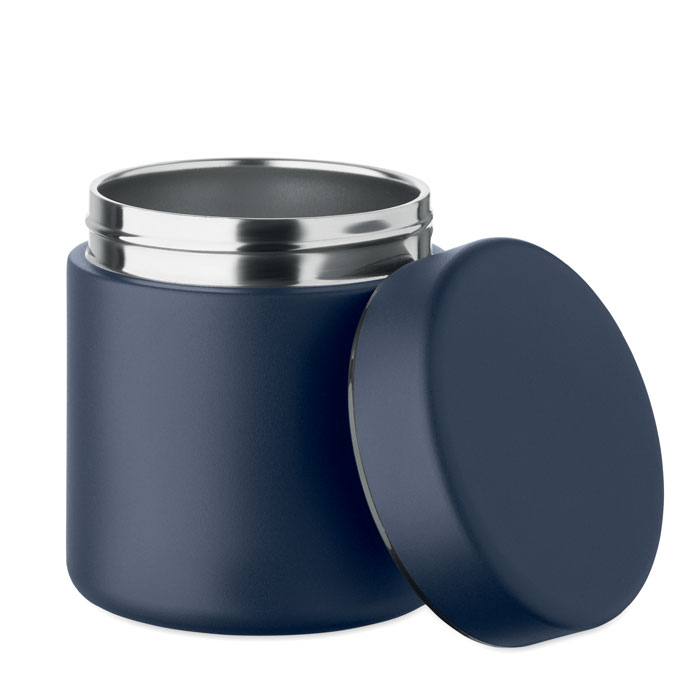 Double wall lunch pot food jar Francese Navy item picture back