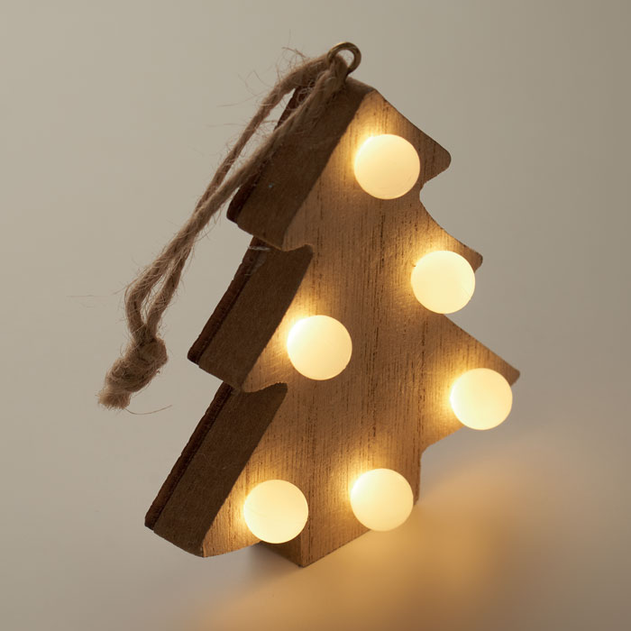 Wooden weed tree with lights Legno item detail picture