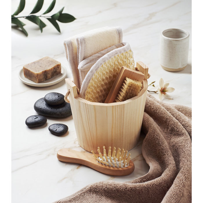 Set da bagno in cestino Legno item ambiant picture