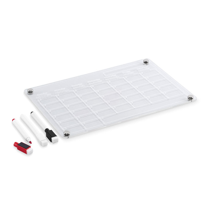 Agenda magnetica in acrilico Trasparente item picture back