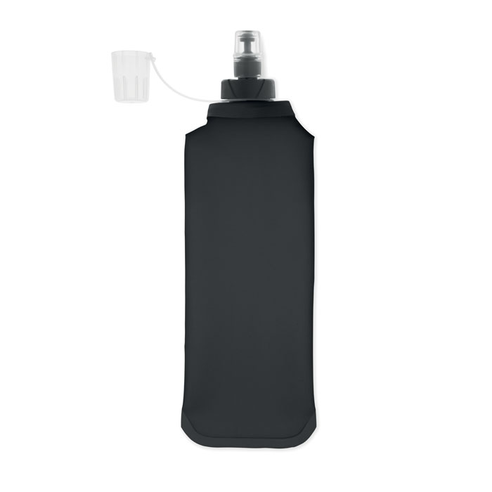 Foldable water bottle 500ml Nero item picture side
