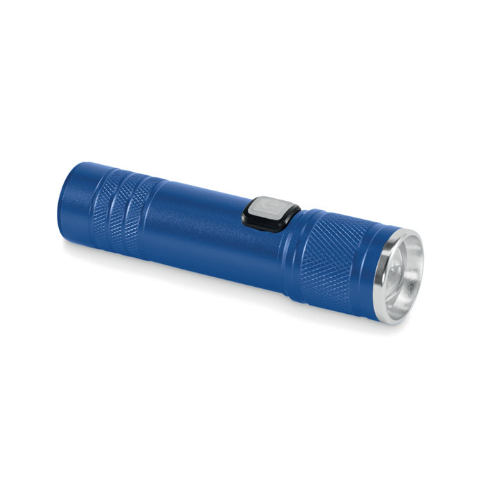 Rechargeable COB light torch Blu item picture front