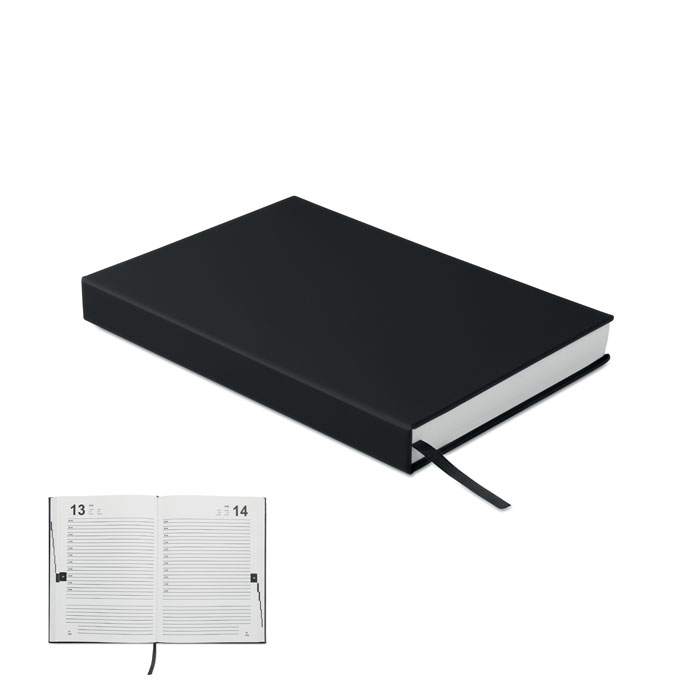 Agenda giornaliera perpetua A5 Nero item picture front