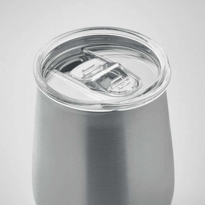 Recycled stainless steel mug Argento Opaco item picture top