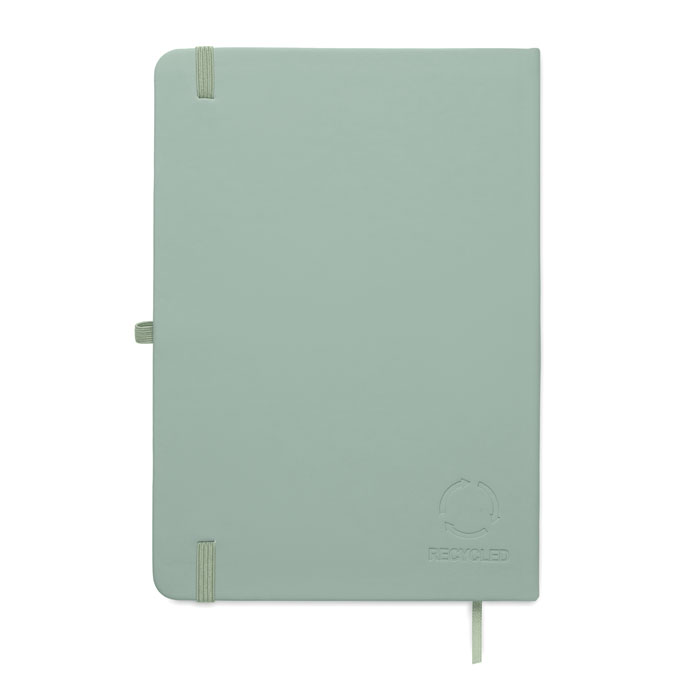 Set notebook A5 in PU Verde Menta item picture open