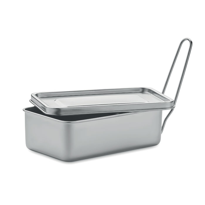 Stainless steel lunch box Argento item picture back