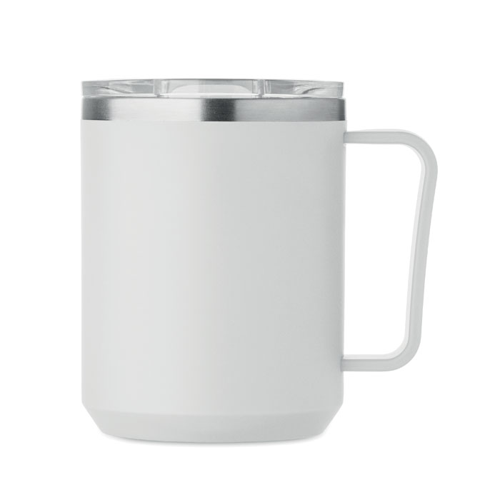 Tazza a doppio strat da 400 ml Bianco item picture open