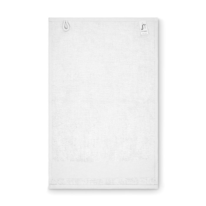 Asciugamano da ospite in cotone Bianco item picture side