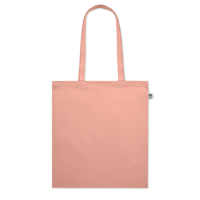 Organic Cotton shopping bag Arancio item picture side