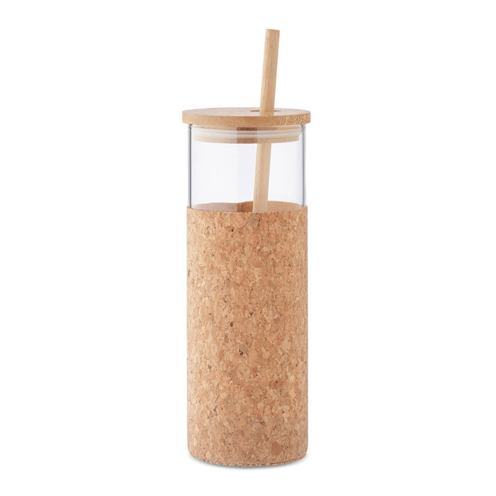 Glass tumbler sleeve 450 ml Beige item picture front