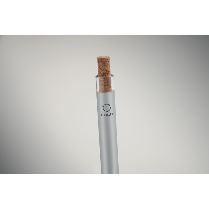 Recycled aluminium pen Argento Opaco item picture side