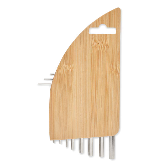 Set di chiavi esagonali in bamb wood item picture back