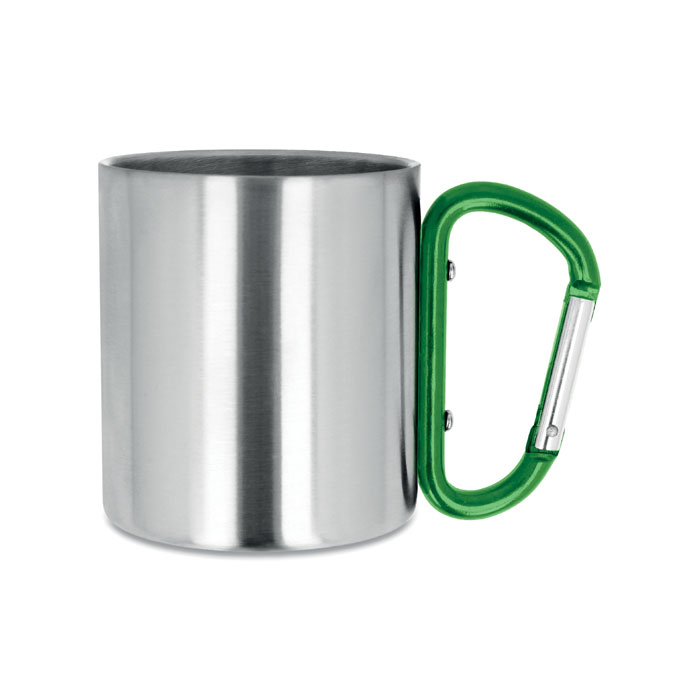 Metal mug & carabiner handle Verde item picture back
