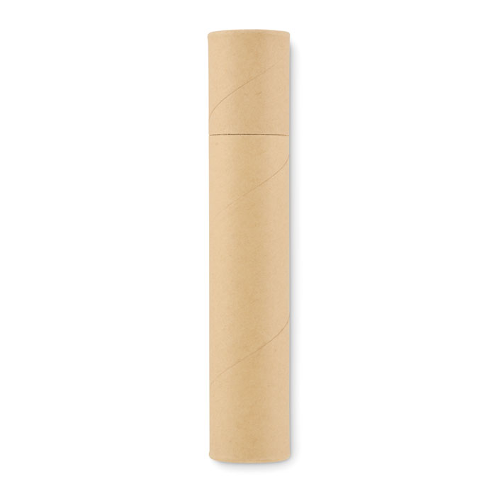 Paper tube stationery set Beige item picture side