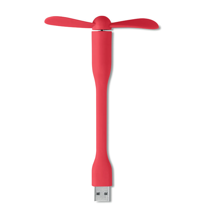 Portable USB fan red item picture back