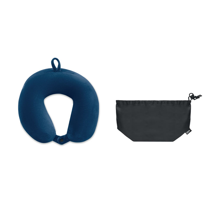 Travel pillow in foam Blu item picture top