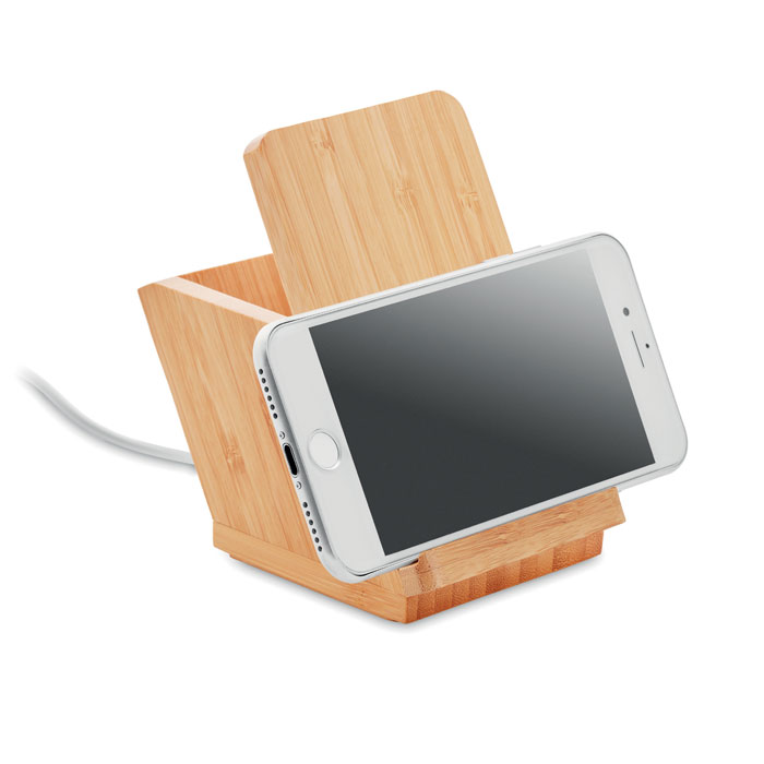 Caricatore wireless e p.penna wood item picture top