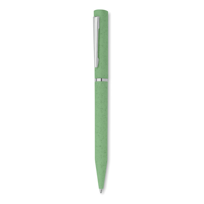 Wheat straw/ABS twist pen Verde item picture front