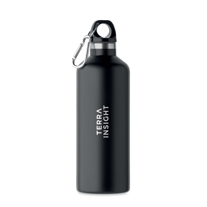 Double wall bottle 500 ml Nero item picture printed