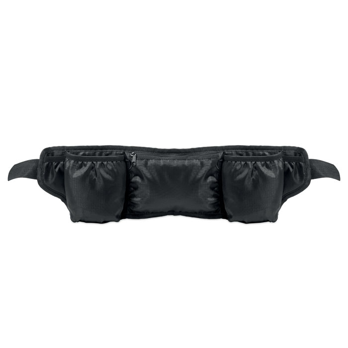 Marsupio sportivo 420D RPET Nero item picture back