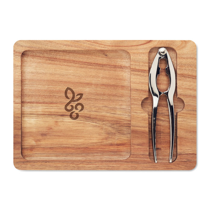 Acacia nut cracker set Legno item picture 2