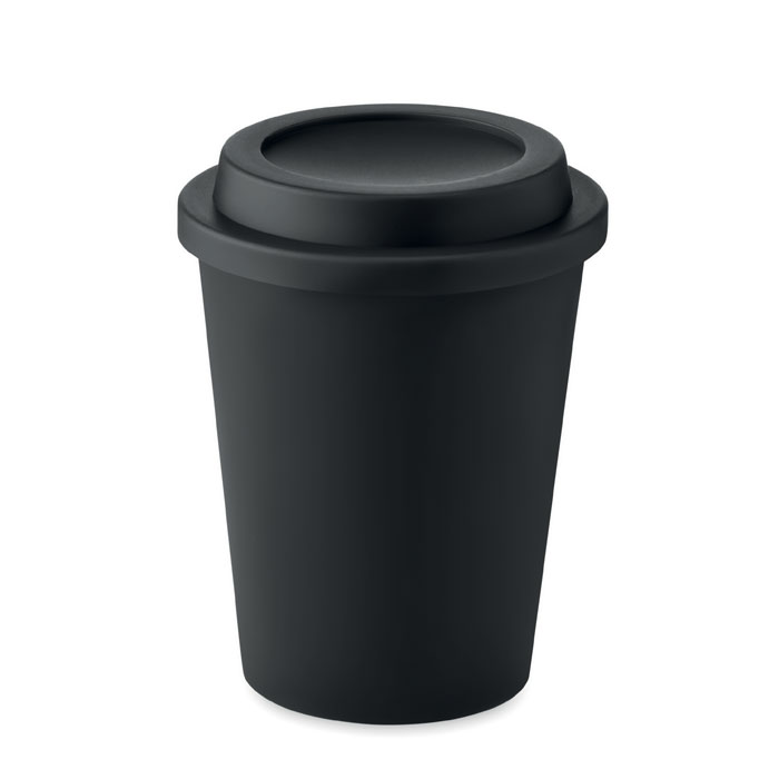 Double wall tumbler PP 300 ml Nero item picture front