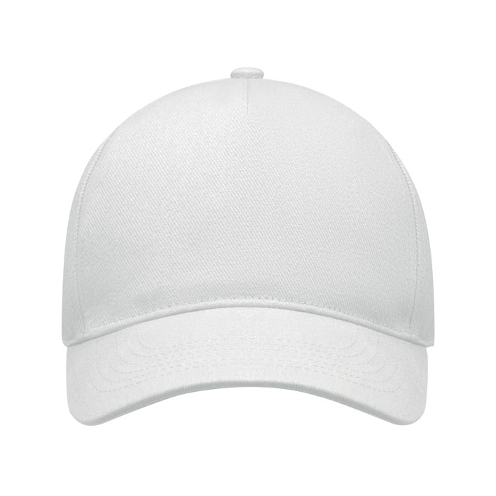 Cappellino a 5 pannelli Bianco item picture top