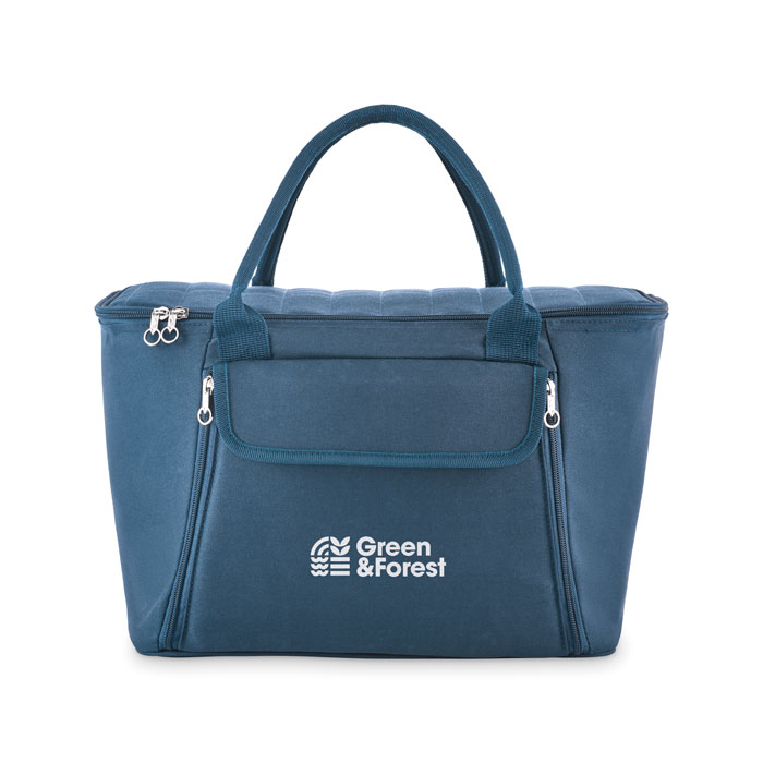 Borsa termica picnic in RPET Blu item picture printed