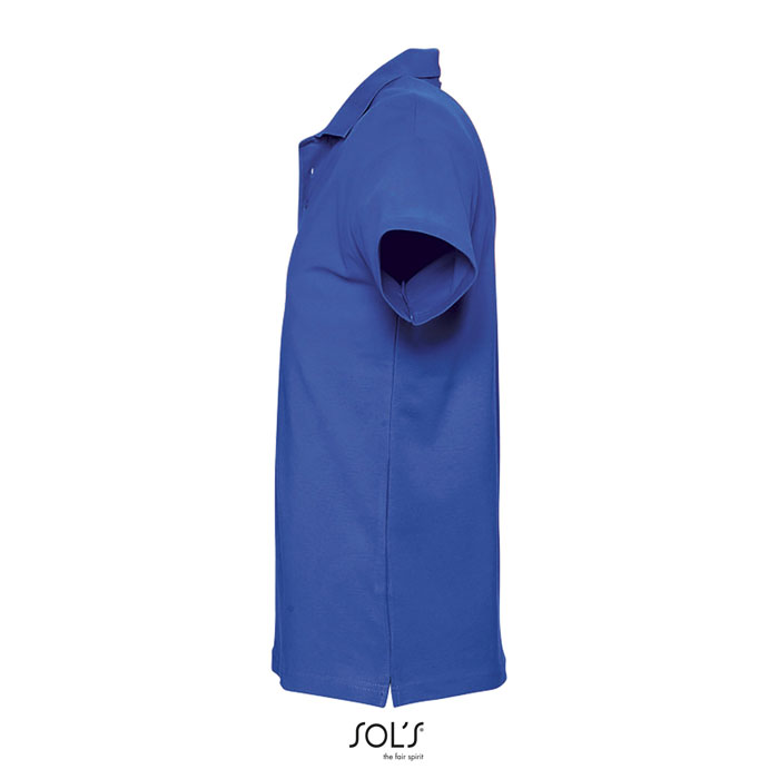 Polo PRIMAVERA II UOMO 210g Blu Royal item picture side