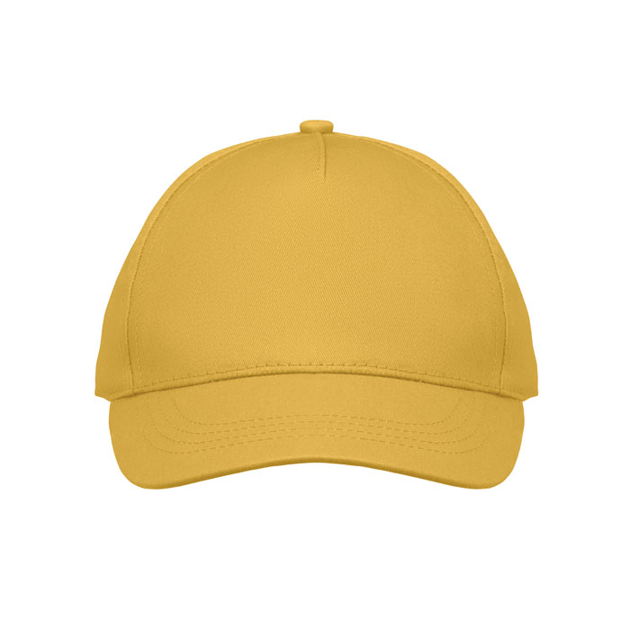 5 panel kids baseball cap Giallo item picture side
