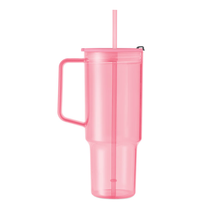 Bicchiere RPET 1200ml Rosa Trasparente item picture side
