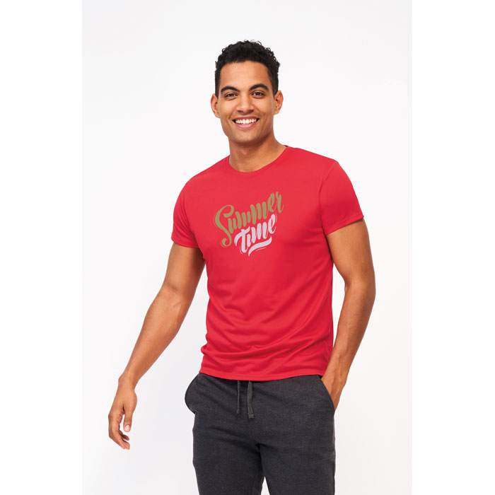 SPRINT UNI T-SHIRT 130g Rosso item picture printed