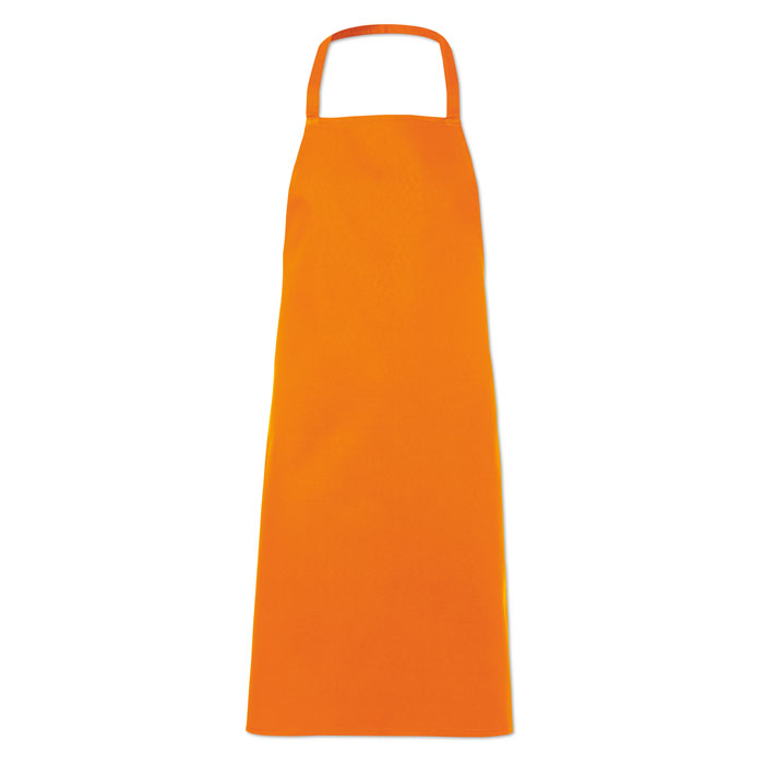 Kitchen apron in cotton Arancio item picture side