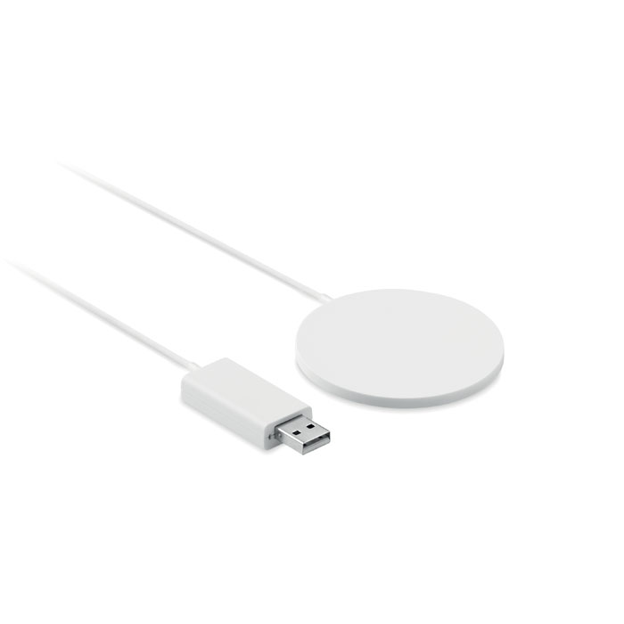 Ultrathin wireless charger 10W Bianco item picture front