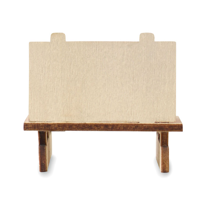 Gnomo su slitta di legno Rosso item picture 1