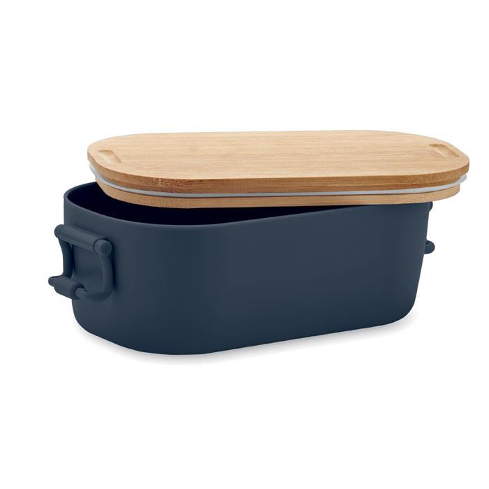 PP lunch box 700 ml Francese Navy item picture side