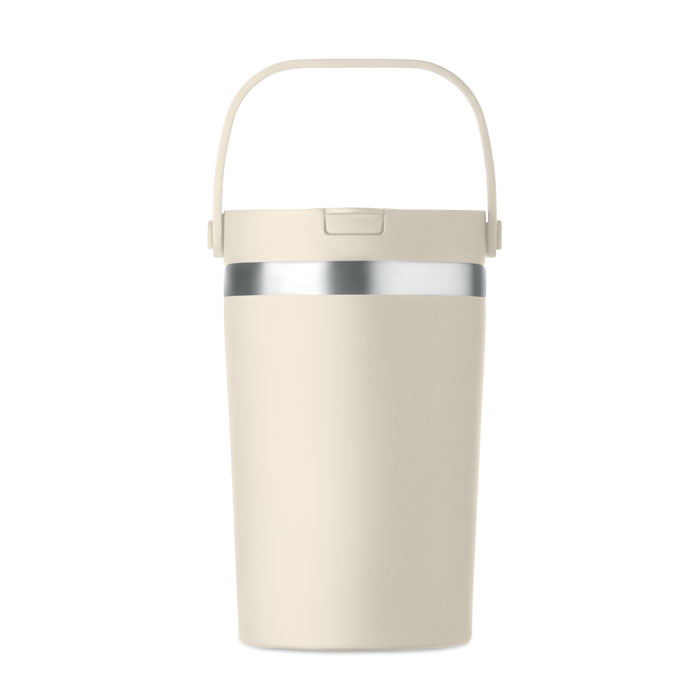 Bicchiere doppio strato 350 ml Beige item picture 1