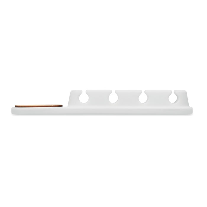 Organizzatore cavi in silicone Bianco item picture back