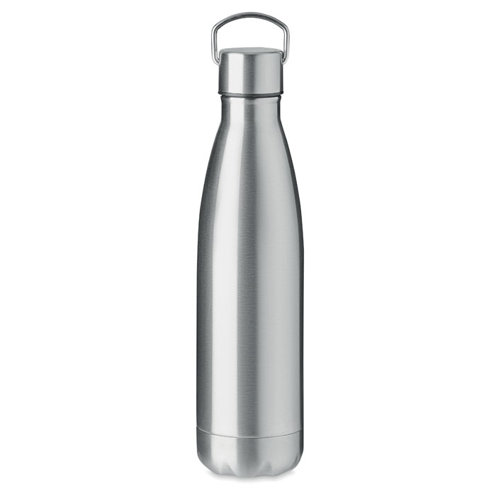 Bottiglia doppio strato 500ml matt silver item picture front