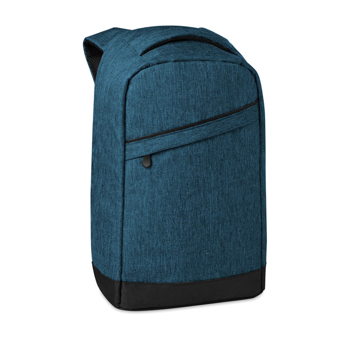 2 tone backpack incl USB plug Blu item detail picture