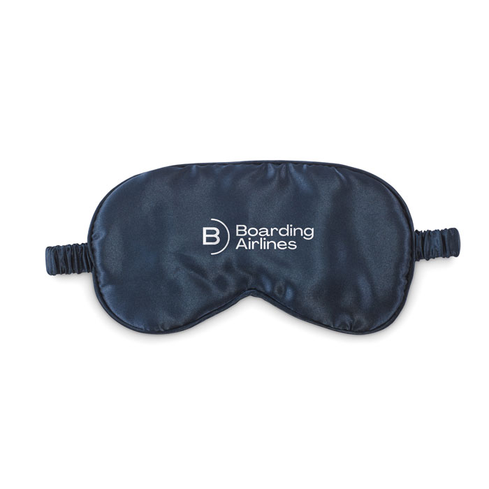 Soft polyester eye mask Blu item picture printed