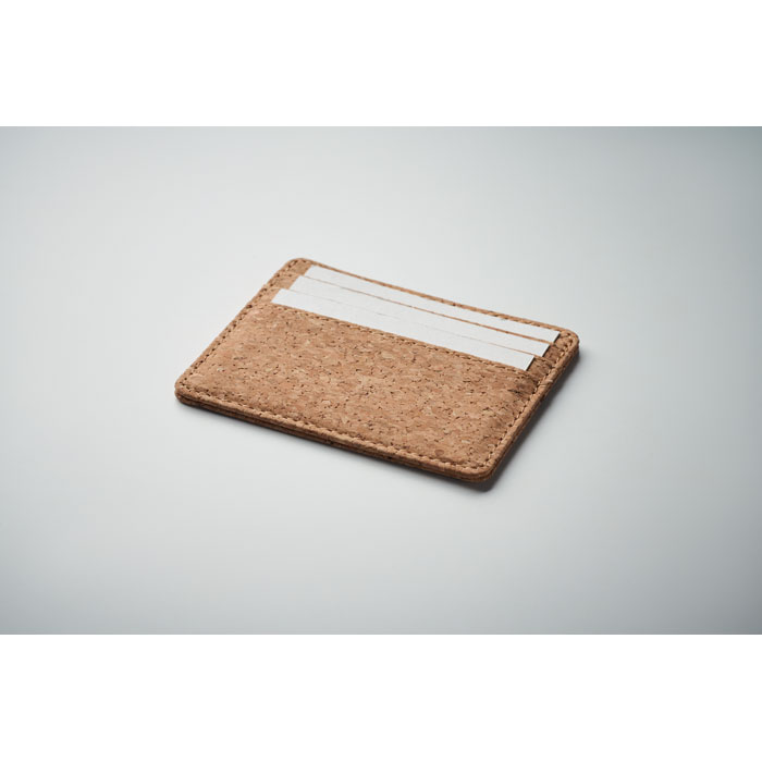 Cork cardholder with RFID Beige item detail picture