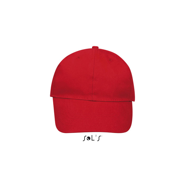 BUFFALO SIX PANEL CAP Rosso item picture front